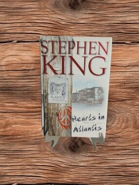 📚 Stephen King Hearts in Atlantis Hardcover Book ☮️❤️
